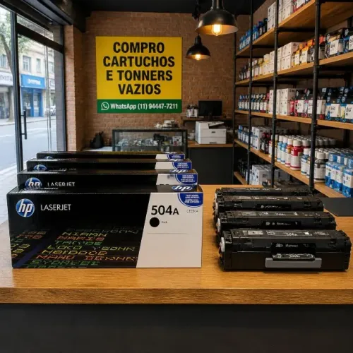 Cartucho de toner para impressora HP, modelo CE250A