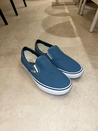 Tênis Vans Classic Slip-On Azul tamanho 40