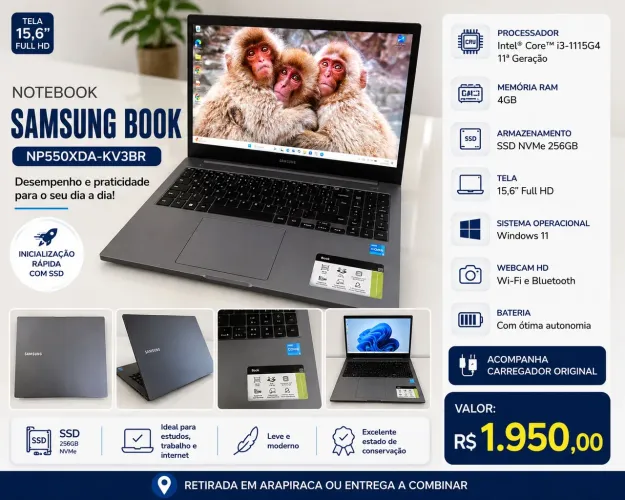 Notebook Samsung Book