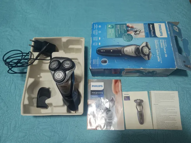 Máquina de Barbear Philips AquaTouch S5420/06 (Como Nova!)