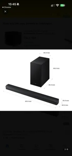 Soundbar Samsung T550