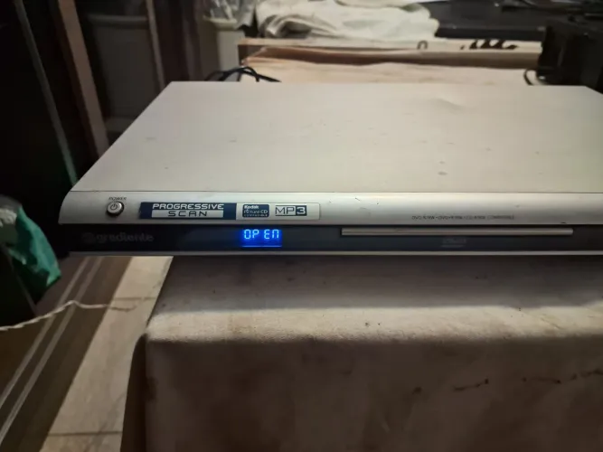 Dvd gradiente não está funcionando 