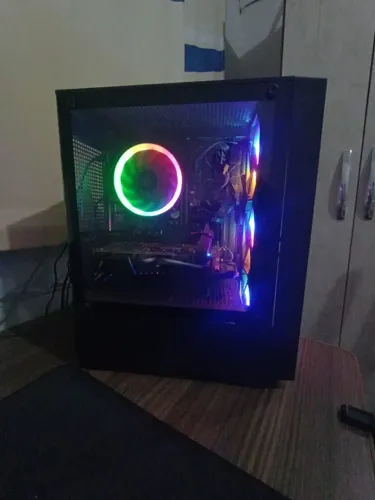 PC GAMER Rx 580 Novinho Cpu + Monitor