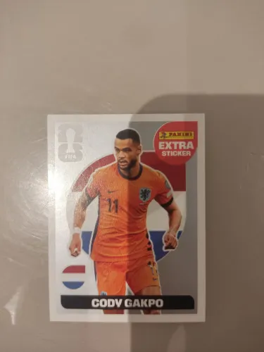 Figurinha Extra Legend Prata/Jogador Holandês:Cody Gakpo