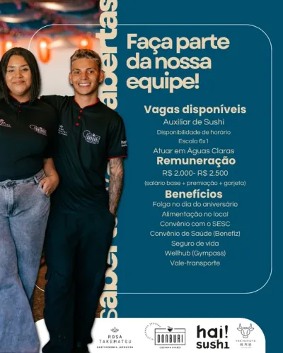 AUXILIAR DE SUSHI
