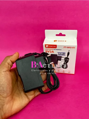 Fonte de Alimentação / Adaptador de Energia 5V 2A Bivolt ONEX (modelo FT-5812-5V