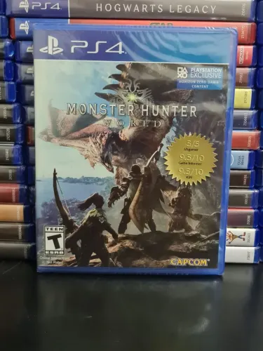 Monster Huter Word (Lacrado) midia fisica Jogos ps4