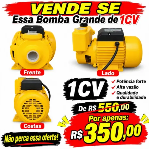 Vede se essa bomba d'água 1cv