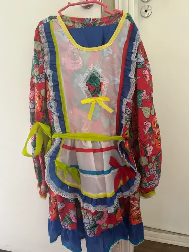 Festa junina, vestido 7 a 8 anos