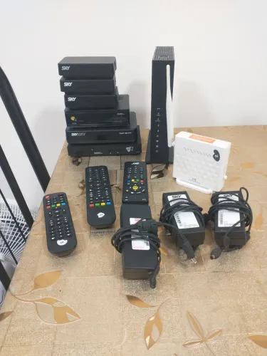 Receptor de antena + modem+ cabos + controle