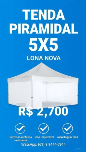 Lona Piramidal 5x5