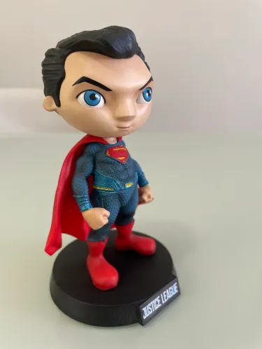 Minico miniatura superman liga da justiça