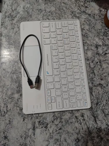 Mini teclado sem fio recarregável