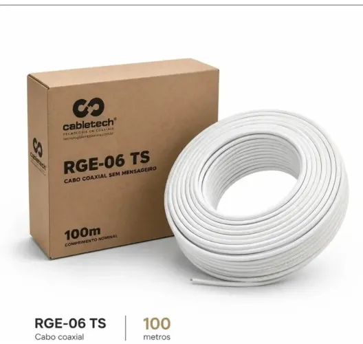 CABO COAXIAL RG06 CAIXA COM 100 METROS