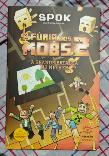 Livro Minecraft - A Fúria dos Mobs 2