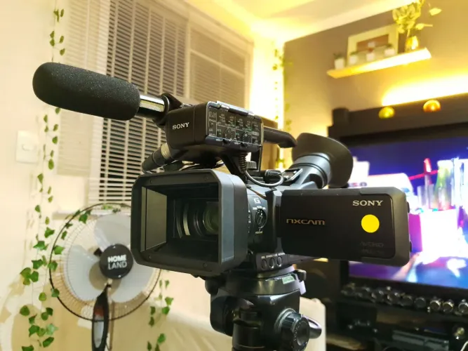 Câmera Filmadora Profissional Sony HXR HDR HDTV