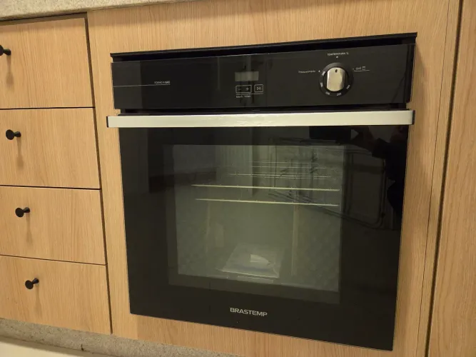 Forno Brastemp a gás de embutir NOVO