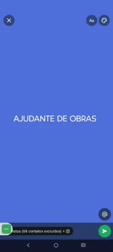 Precisamos de ajudante de obras