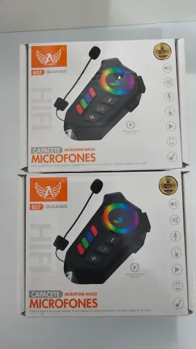 Microfone para capacete 