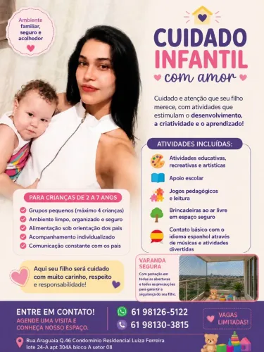 Babá com atividades educativas ?