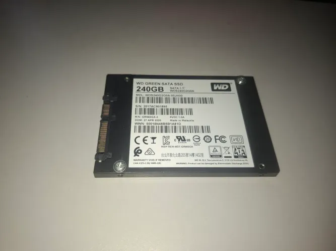 SSD SATA 240GB WD GREEN 