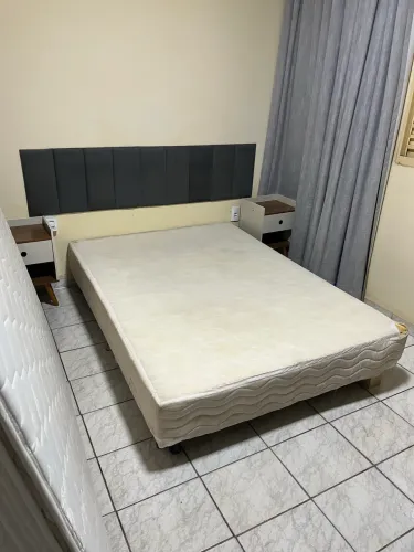Cama box casal com colchão 