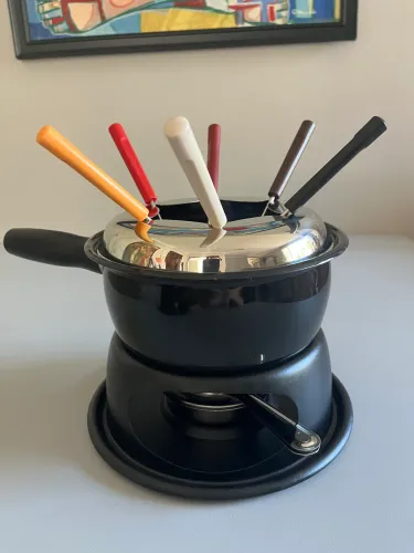 Aparelho de Fondue Brinox Completo (6 Garfos) - NUNCA USADO