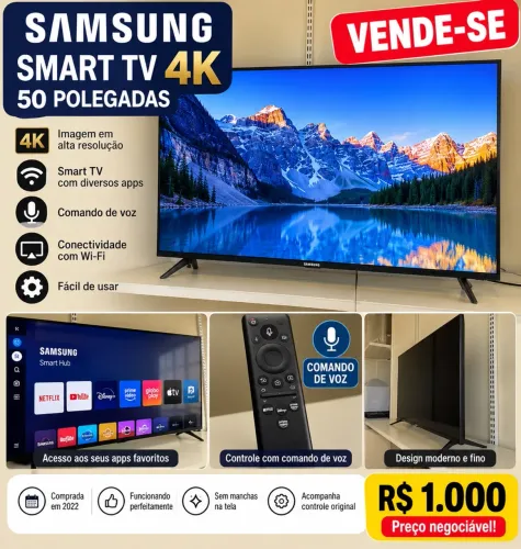 Televisão Samsung 50 polegadas 4K