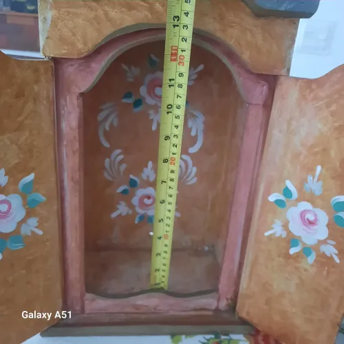 Oratório mdf pintado a mão 