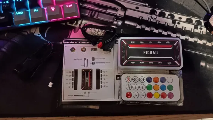 Controladora de Fans 6 pinos Faether X2 Pichau