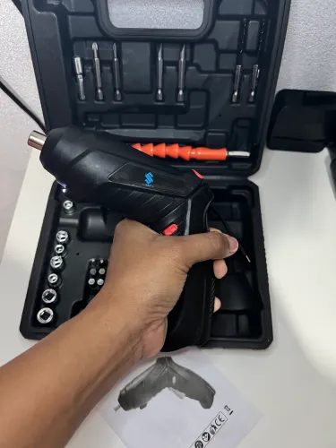 Parafusadeira Elétrica Portatil Kit Completo