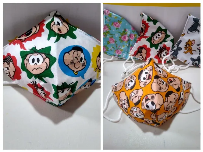 Máscara infantil com regulagem