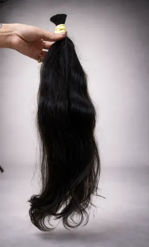 Cabelo Indiano premium 60cm 100g natural ondulado