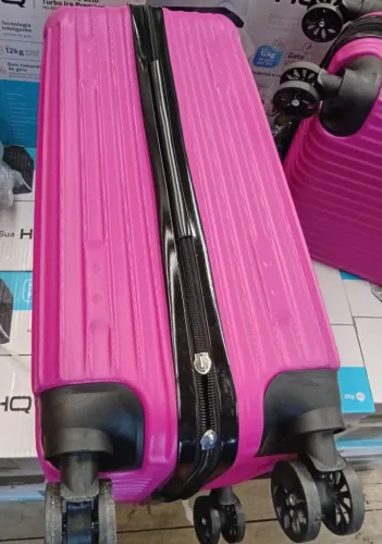 Mala de Bordo FOX ABS 4 Rodas Cores: Preto, Rosa, Azul e Bordô