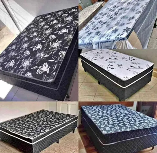 CAMA CASAL BOX CONJUGADA 20CM COM MOLAS ENSACADAS OU SEM D33