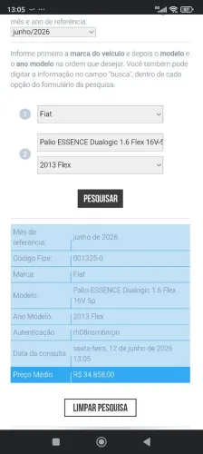 Fiat Palio Essence Dualogic 1.6 Flex 16V 5P 2013