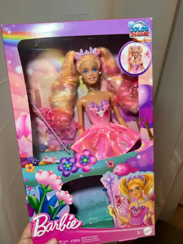 Barbie Fantasía Boneca Fada Cores Mágicas