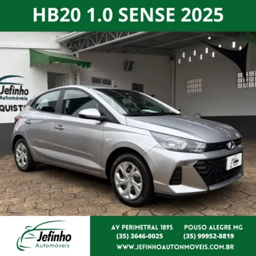Hyundai HB20 Sense Plus1.0 Flex 12V Mec. 2025
