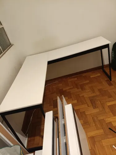 Mesa de canto em L 1,50x1,50