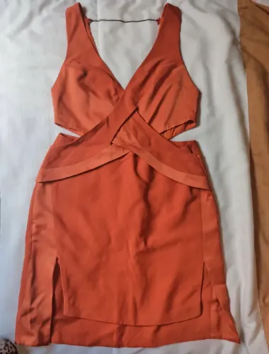 Vestido de crepe de seda Animale número 42