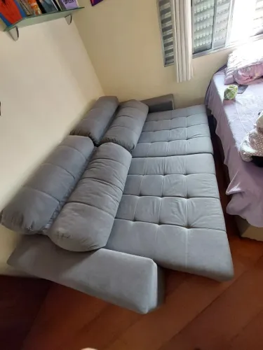 sofá 4 lugares retrátil e reclinável 2.50m EXCELENTE ESTADO
