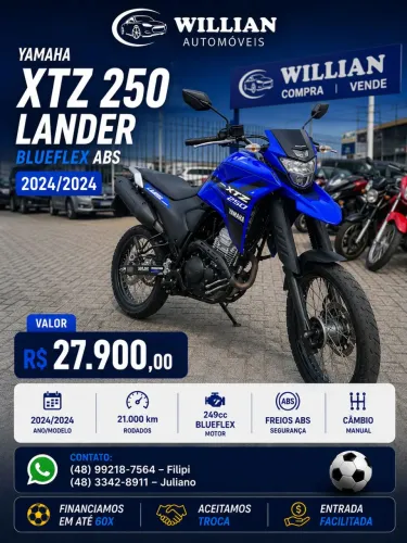 XTZ 250 LANDER 249cc/LANDER BLUEFLEX/ABS