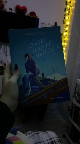 Livro Azul Daqui é Mais Azul