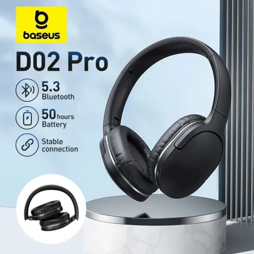 Headfone Baseus D02 Pro Alta Qualidade (Original e Lacrado)