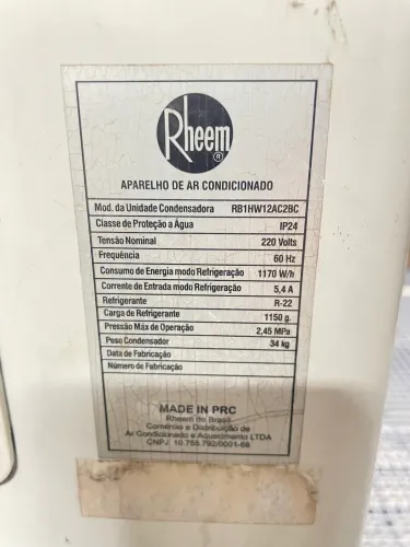 Condensadora Rheem