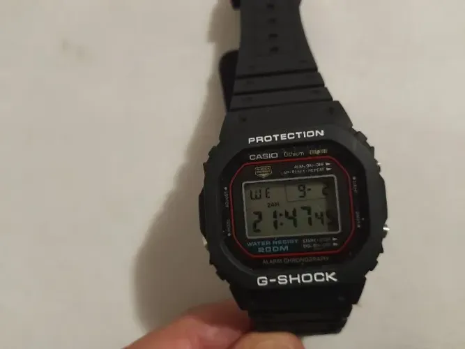 Relógio Casio G-Shock DW 5000 (Mod 240), japonês, 1° Geração, leia a descrição