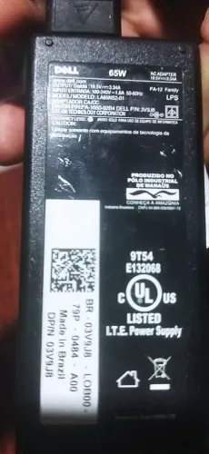 Só compre Carregador Original da Dell bico fino ou grosso tenho