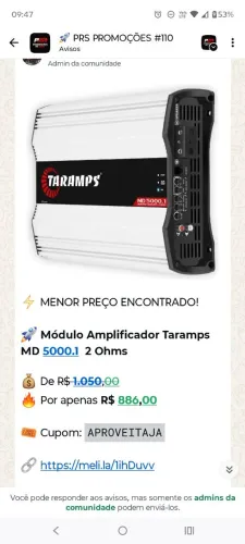Módulos, fonte e crossover