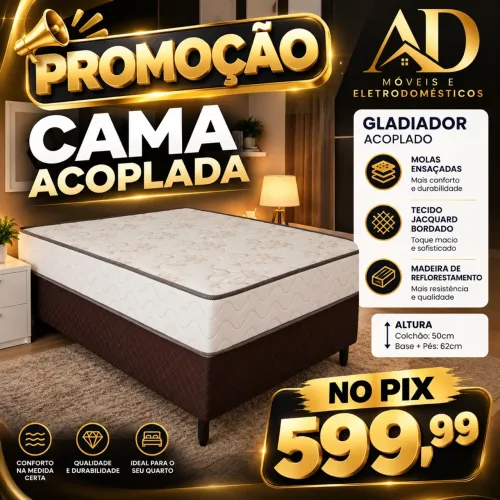 Cama box casal