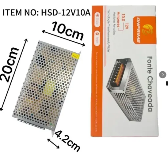 Fonte chaveada 10A - onprime